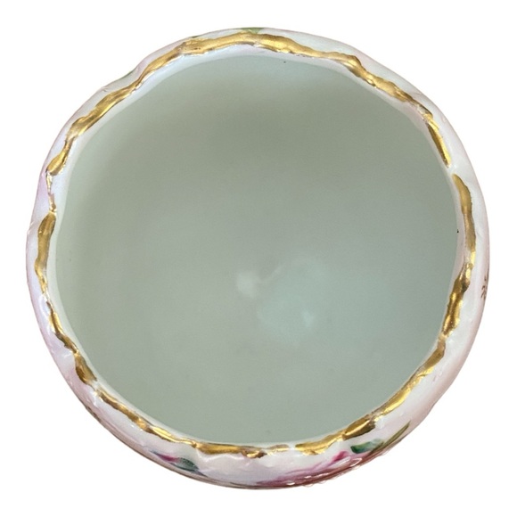 Beautiful vintage footed cracked egg vase - Picture 7 of 8